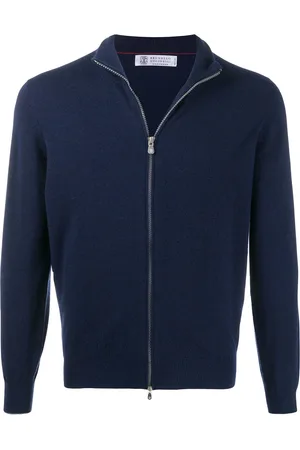 Brunello Cucinelli Fine knit zipped front cardigan