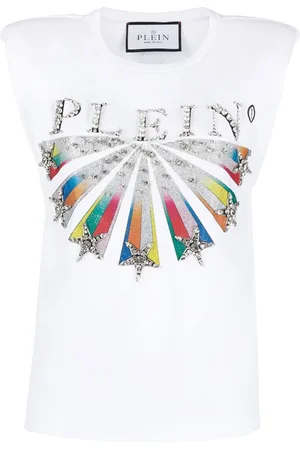 Philipp Plein Embellished logo-print T-shirt