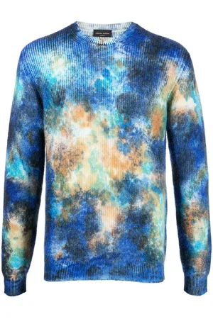 Roberto Collina Tie-dye effect jumper