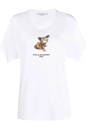 Stella McCartney Tiger-print cotton T-shirt