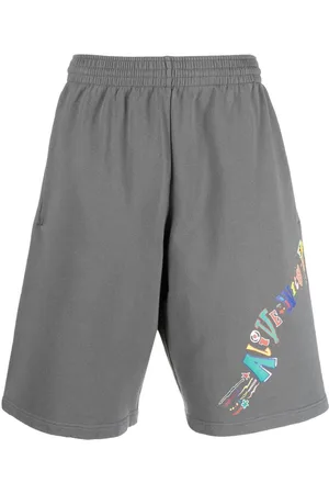 MARTINE ROSE Slogan-print Bermuda shorts
