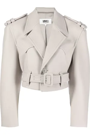 Maison Margiela Cropped biker jacket