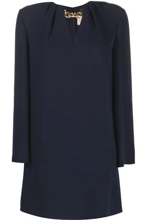 VALENTINO GARAVANI VLogo chain shift dress