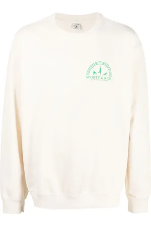 Sporty & Rich Fitness Group logo-print sweatshirt