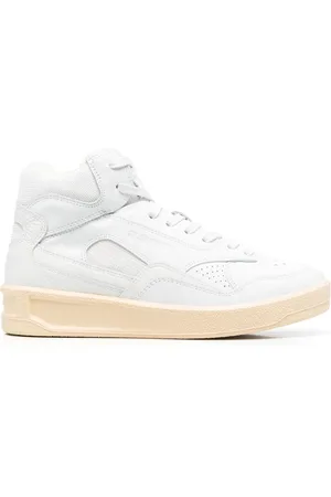 Jil Sander Basket mid leather sneakers