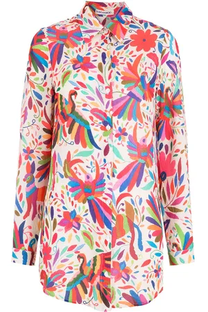 Olympiah Mexico graphic-print shirt