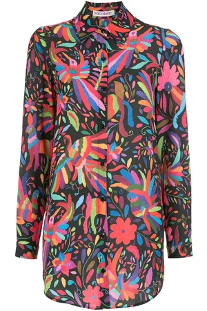 Olympiah Mexico graphic-print shirt