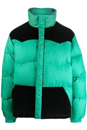 Marni Colour-block feather-down jacket