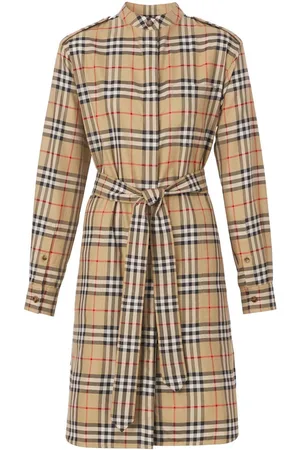 Burberry Vintage-check shirt dress