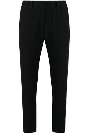 BLANCA Side-strip slim trousers