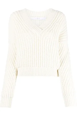 IRO Chunky-knit V-neck jumper