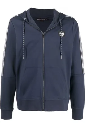 Michael Kors Logo-patch zip-up hoodie