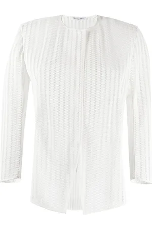 Dior 1990s cut-out sheer jacket