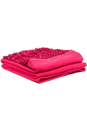 Dior 1970s fringed cashmere scarf