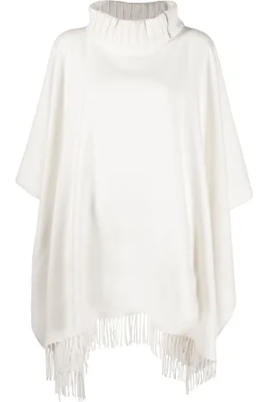 Fabiana Filippi Roll-neck knitted poncho