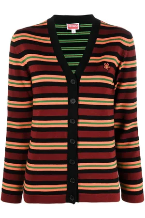 Kenzo Boke Flower striped cardigan