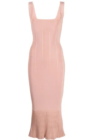 GALVAN Atalanta knitted midi dress