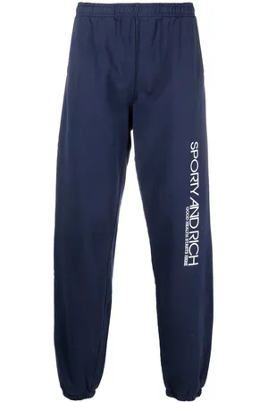 Sporty & Rich Logo-print detail track pants