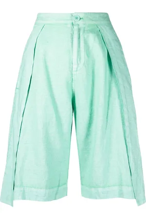 HENRIK VIBSKOV Pleated knee-length shorts