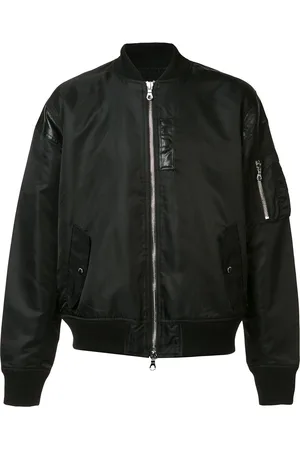 MOSTLY HEARD RARELY SEEN Leather detailing bomber jacket