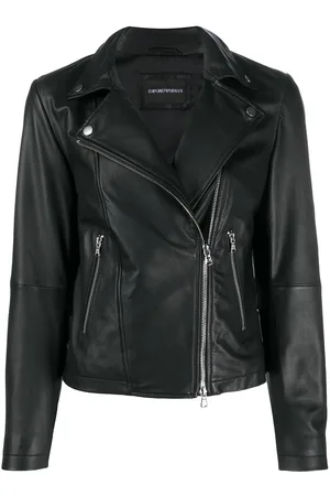 Emporio Armani Zipped biker jacket