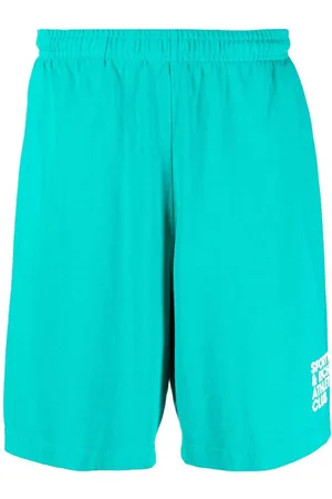Sporty & Rich Logo-print track shorts