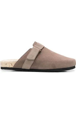 MANEBI Suede round-toe mules