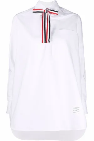 Thom Browne RWB bow-tie blouson shirt