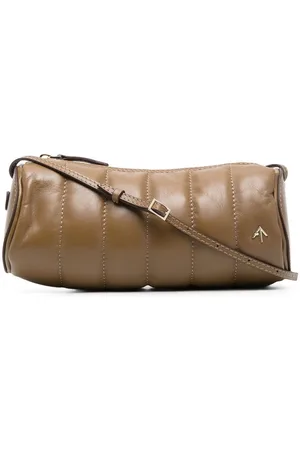 MANU Padded Cylinder leather bag