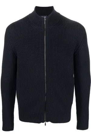 DRUMOHR Merino-wool zip-up cardigan