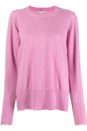 Stella McCartney Waterfall-hem fine-knit jumper