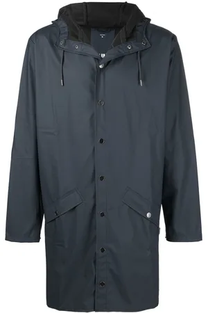 Rains Drawstring hood raincoat