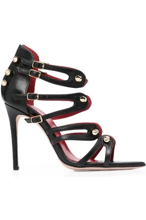 HARDOT 100mm bar-detail strappy sandals