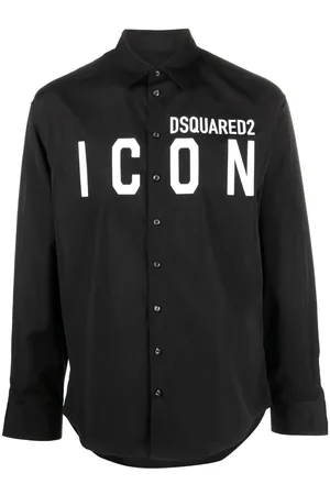 Dsquared2 Logo-print cotton shirt