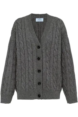 Prada Cable-knit cashmere cardigan