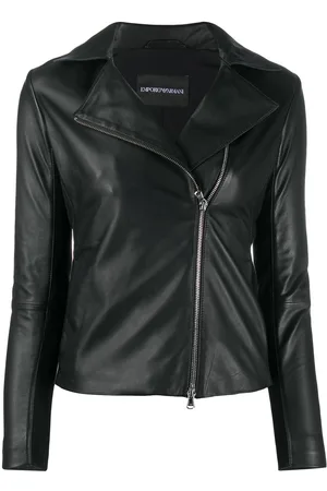 Emporio Armani Zipped biker jacket