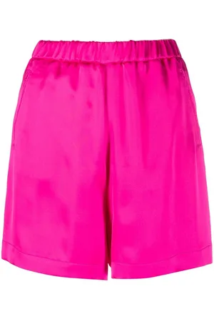 BLANCA Salixraso high-waisted satin shorts