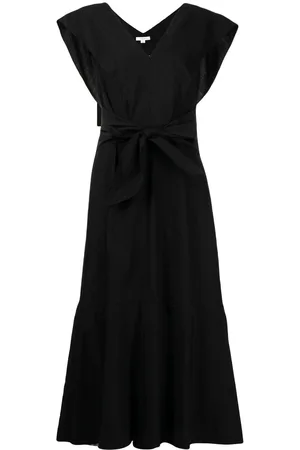 Vince V-neck sleeveless midi dress