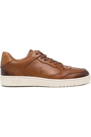 Ralph Lauren Debossed logo lace-up sneakers