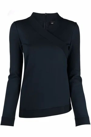 Emporio Armani Wrap-neckline jumper