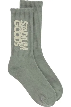 STADIUM GOODS® Ribbed logo "Dry Moss" socks