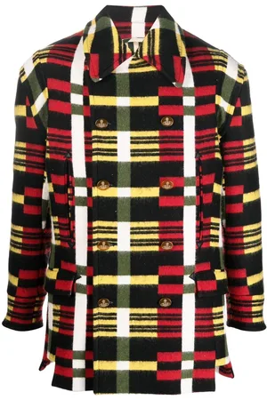 Vivienne Westwood Check-print double-breasted coat
