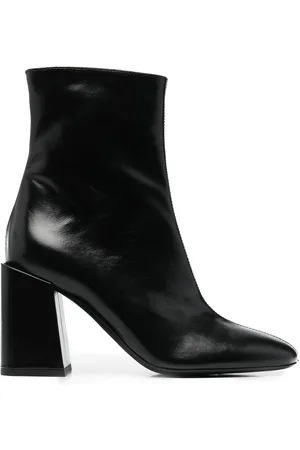 Furla 85mm block-heel leather ankle boots