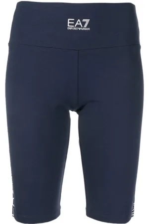 EA7 Logo-print cycling shorts