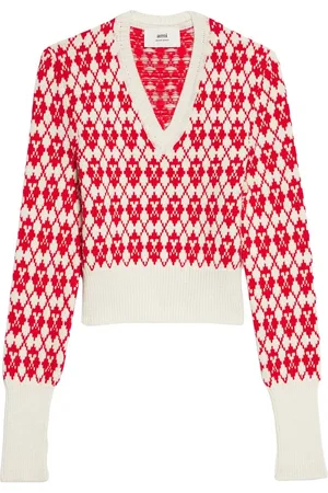 Ami Ami de Coeur argyle jumper