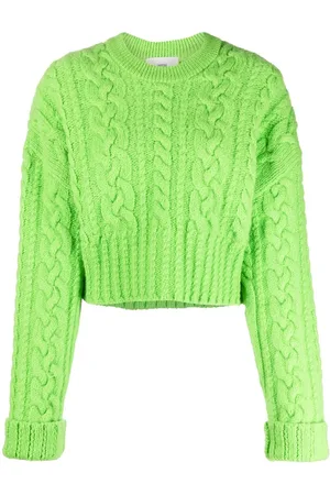 Ami Cable-knit virgin wool jumper