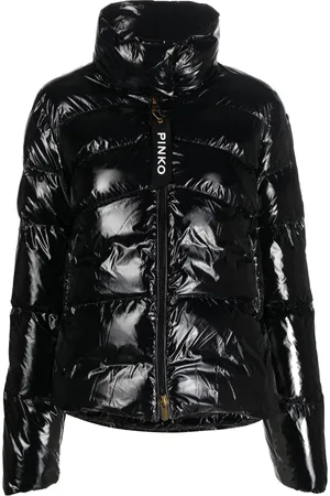 Pinko High-shine quilted jacket