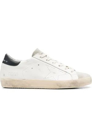 Golden Goose Super-Star distressed lace-up sneakers