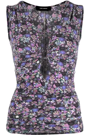 Isabel Marant Floral-print tank top