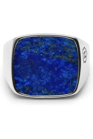 Nialaya Blue lapis signet ring